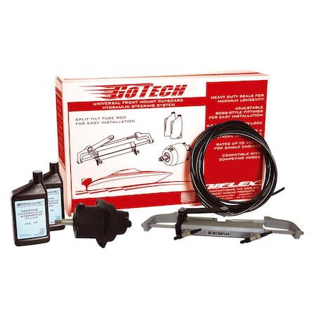 Uflex Usa GoTech 1.0 Universal Front Mount Outboard Hydraulic Steering System GOTECH 1.0